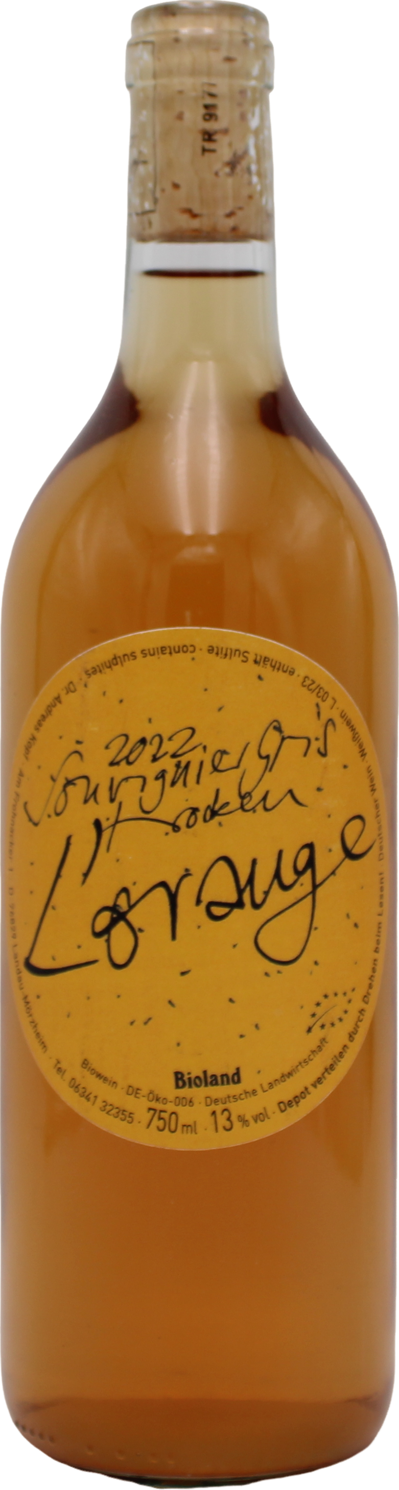 Mörzheimer Pfaffenberg L’orange Souvignier Gris