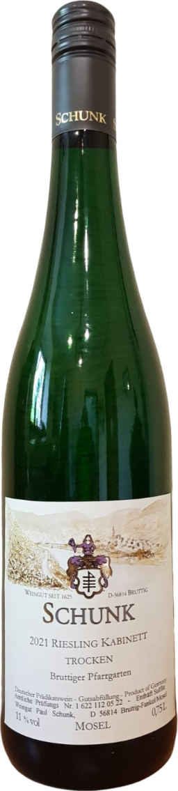 Bruttiger Pfarrgarten Riesling Kabinett trocken 2021